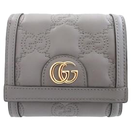 Gucci Geldbeutel zweifach Grau