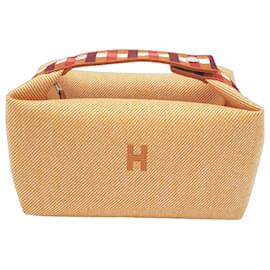 Hermès Pochette Bride-a-Brac Au Carré GM, Fauve