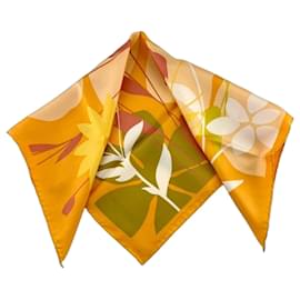 Foulard di seta Salvatore Ferragamo Motivo Floreale Astratto