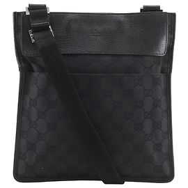 Borsa a Spalla Gucci GG Canvas Nera