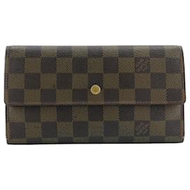 Louis Vuitton Damier Canvas langer Geldbeutel
