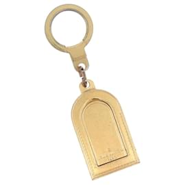 LOUIS VUITTON Portachiavi Address Key Ring metal Gold Tone LV Auth 179855