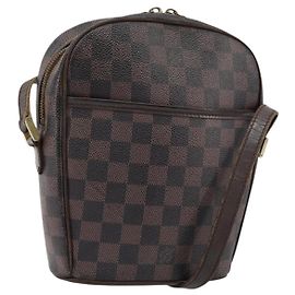 LOUIS VUITTON Damier Ebene Ipanema PM Shoulder Bag N51294 LV Auth BA12561 Borsa a Spalla