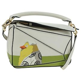 LOEWE �~ Ghibli Spirited Away Ootori Sama Puzzle Bag Mini 2way Auth 167300SM