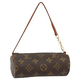 LOUIS VUITTON Monogram Papillon Pouch LV Auth 179879