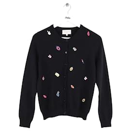 Cardigan in cashmere nero - Eric Bompard