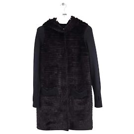 Yves Salomon Giacca in cashmere nera