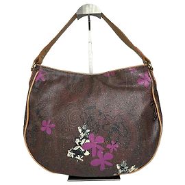 Autre Marque Borsa Hobo in tela vintage Etro marrone