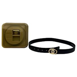 Vintage Dior Glattgürtel Black