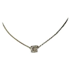 Collar con colgante Givenchy Gold Crystal Logo