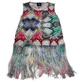 Roberto Cavalli Ärmelloses Vintage Cavalli Oberteil Mehrfarbig