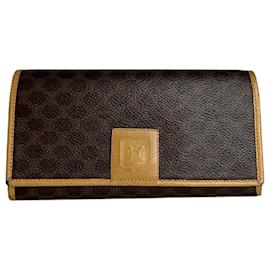 Vintage Celine Smooth Wallet Brown - Céline