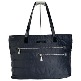 Vintage Courreges Nylon Tote Bag Schwarz