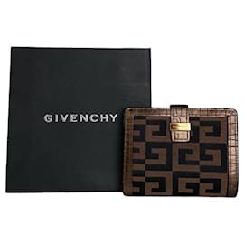 Vintage Givenchy Ledergeldbörse Braun