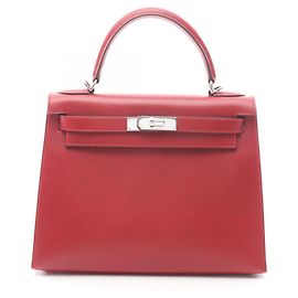 Hermès Borsa Hermes Kelly 28 Rouge Vif