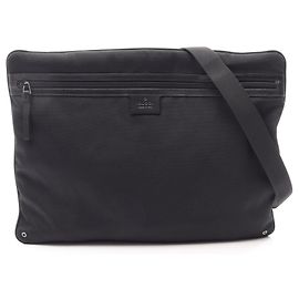 Gucci Handtasche aus schwarzem Canvas und Leder