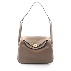 Borsa a tracolla Hermes Lindy 26 Etoupe - Hermès