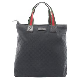Gucci GG Canvas Sherry Line Tote Bag