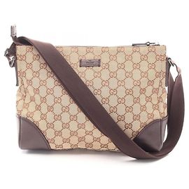 Borsa a tracolla Gucci in tela GG e pelle