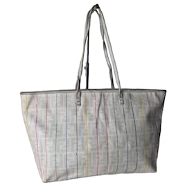 Fendi Borsa Tote Zucca a Righe
