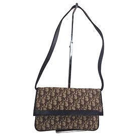 Borsa a tracolla Christian Dior Trotter Monogram