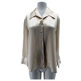 Autre Marque PETITE STUDIO Satinschmirt Creme