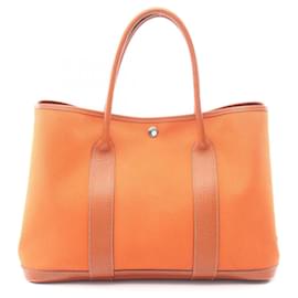 Hermès Bolsa Tote Hermes Garden Party PM Potiron