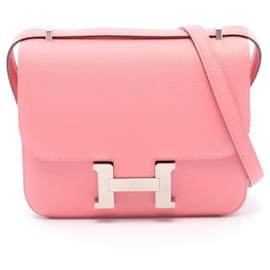 Hermès Hermes Constance 3 Mini Rose Ete Schultertasche
