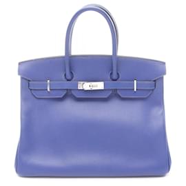 Hermès Borsa Hermes Birkin 35 Blue Electric