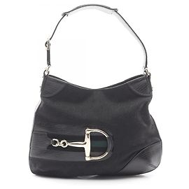 Borsa a tracolla Gucci Hustler Bit GG Canvas
