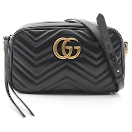 Borsa a tracolla in pelle Gucci GG Marmont