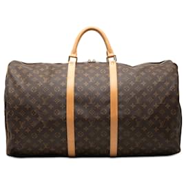 Louis Vuitton Braun Monogram Keepall 60