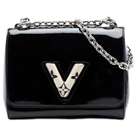 Louis Vuitton Black Vernis Monogram Twist PM