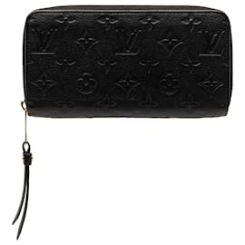 Louis Vuitton Zippy Long Wallet in Schwarz Monogram Empreinte