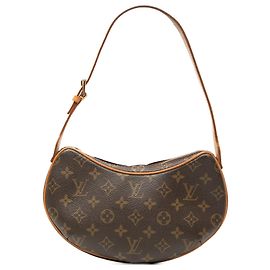 Louis Vuitton Marrone Monogram Croissant PM