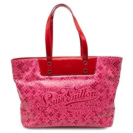 Louis Vuitton Pink Takashi Murakami Coated Canvas Cosmic Blossom Tote PM