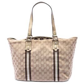 Gucci Jolicoeur Tote aus beigem GG Canvas