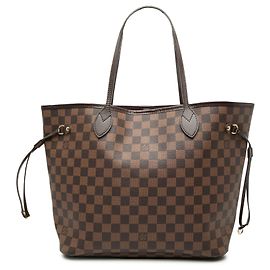 Louis Vuitton Marrone Damier Ebene Neverfull MM
