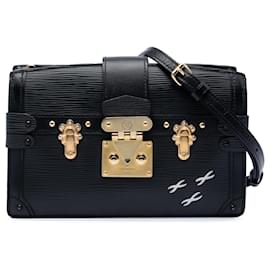 Clutch Louis Vuitton in pelle Epi nera