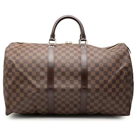 Louis Vuitton Braun Damier Ebene Keepall 50