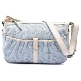 Céline Celine Blue C Macadam Canvas Crossbody