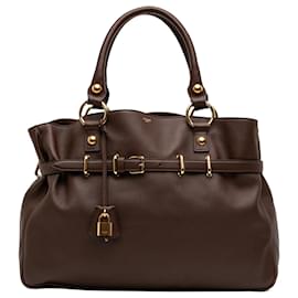 Céline Borsa Tote Anita in pelle marrone media Celine