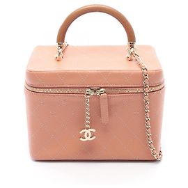 Borsa a tracolla Chanel Matelassé in pelle rosa