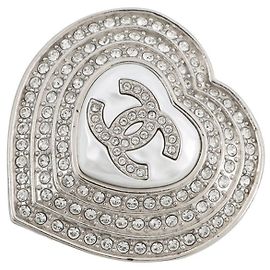 Spilla Cuore Chanel in Argento