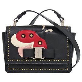Borsa a tracolla in pelle nera Salvatore Ferragamo