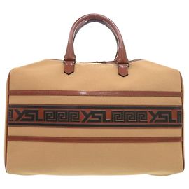 Borsa Boston vintage marrone Yves Saint Laurent