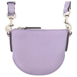 Borsa a tracolla micro mini viola Gucci