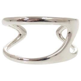 Bracelet jonc en argent Hermes Chaine d'Ancre Punk - Hermès