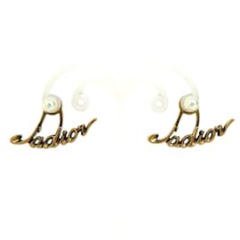 Orecchini a lobo Christian Dior in oro