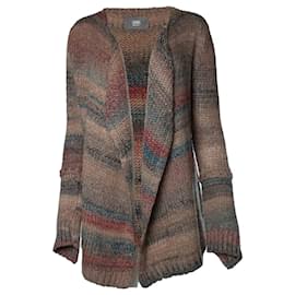 Zadig & Voltaire, Cardigan in maglia marrone